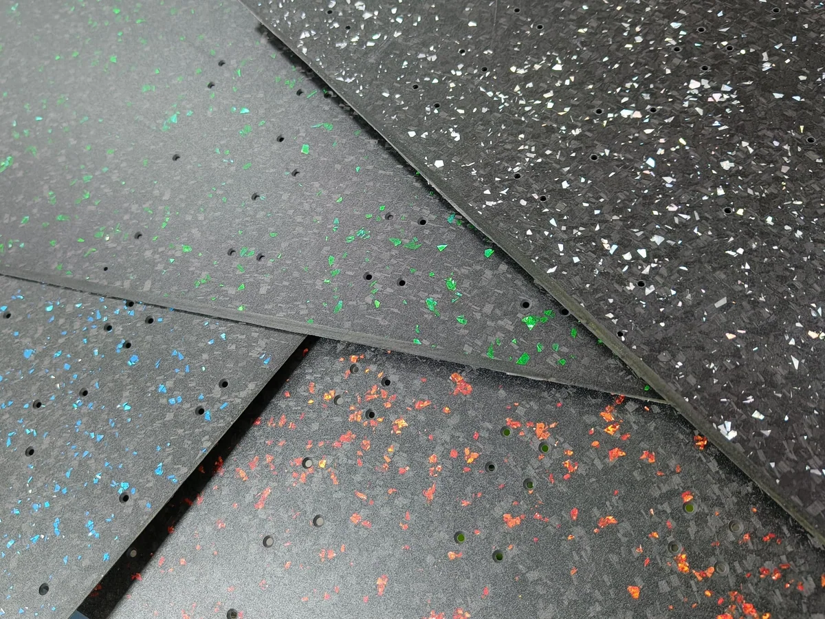Forged Carbon Silber